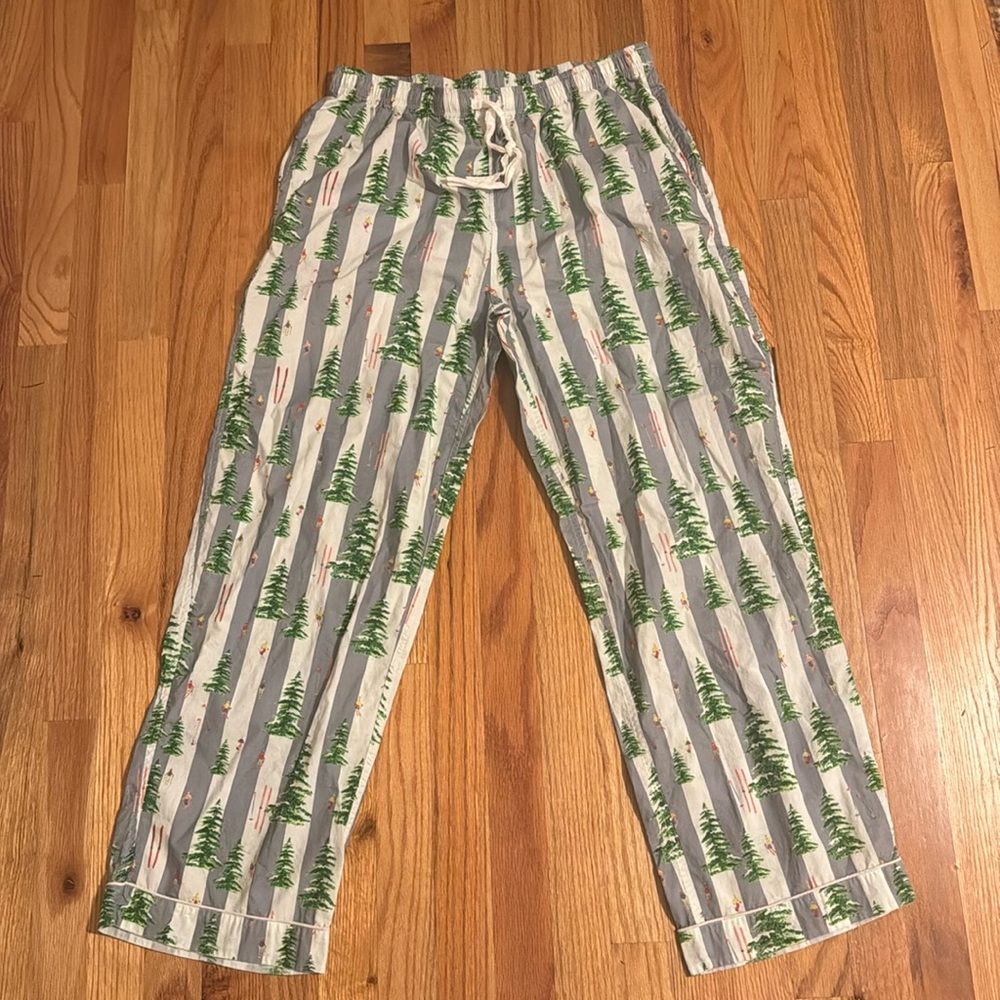 Gray Malin x Sant and Abel Holiday Ski Snow Pajama Pants